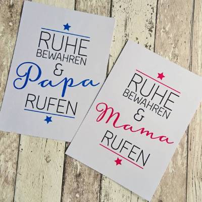 LAST CHANCE! Druck, Kunstdruck "Ruhe bewahren" aus der Manufaktur Karla