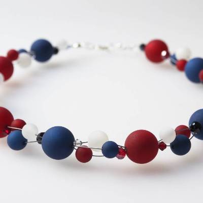 Polariskette maritim blau weiß rot 
