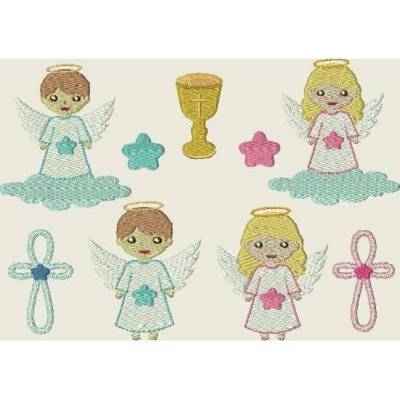 Stickdatei Kleine Engel * Little Angel 173 Maschinenstickerei