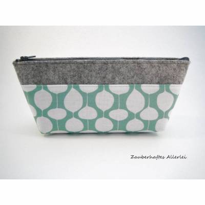 Federmäppchen Mäppchen Tropfen mint