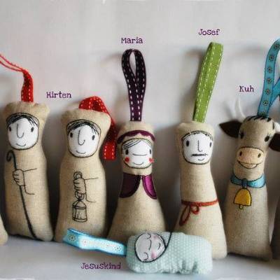 Krippenspiel * 1 WunschKrippenFigur aus Stoff  *