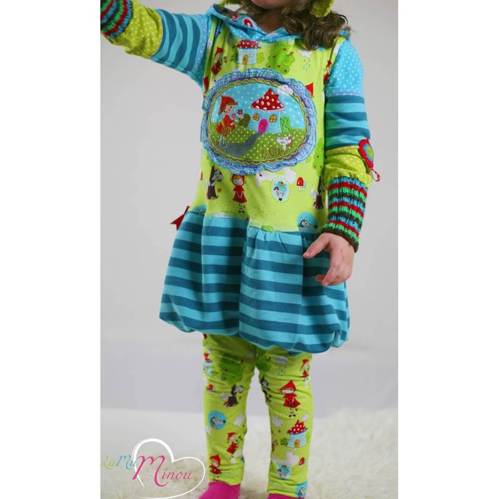 Digitale Stickserie Janeas World Red Riding Hood 10x10 - 13x18 cm (4x4 - 5x7") Stickrahmen Bild 5