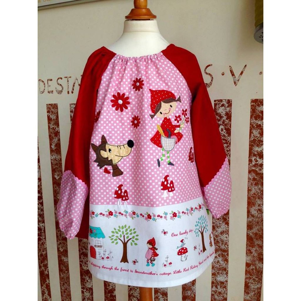 Digitale Stickserie Janeas World Red Riding Hood 10x10 - 13x18 cm (4x4 - 5x7") Stickrahmen Bild 6