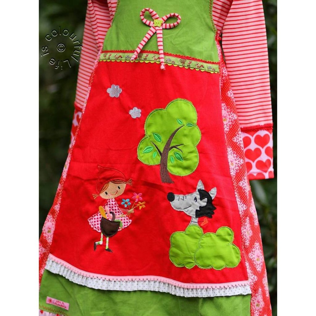 Digitale Stickserie Janeas World Red Riding Hood 10x10 - 13x18 cm (4x4 - 5x7") Stickrahmen Bild 7