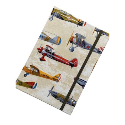 Notizbuch Tagebuch "Retro Planes" Motiv Flugzeuge Retro Flugsport Pilot