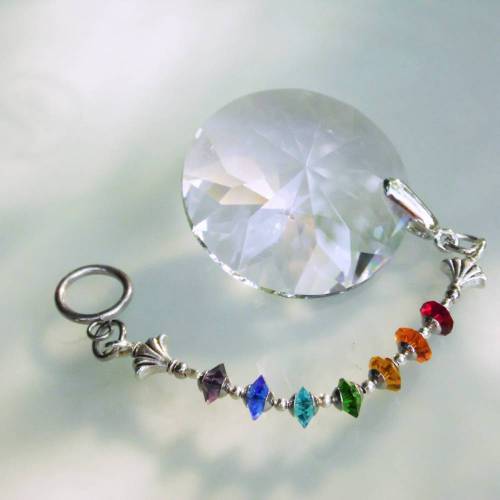 Chakra Regenbogen Kristall  Suncatcher
