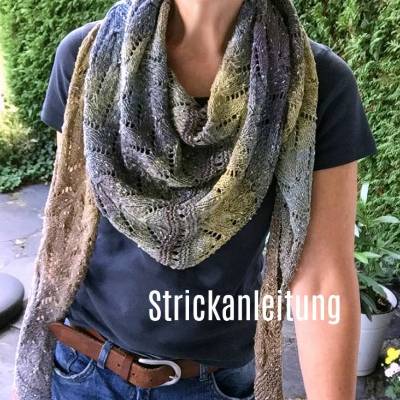Strickanleitung Lizas Tuch Steinküste