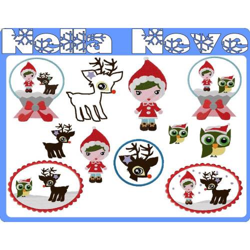 Stickdatei Nella Neve14 x14