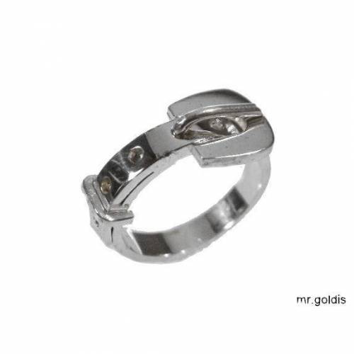 Gürtelring Silber 925 Gürtel Ring Schnalle ca.3,5 mm Breit Silberring