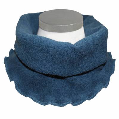 Loop Halswärmer Damen – Little Lady in Creme, Bordeaux, Maigrün, Türkis & Rot – la miscela