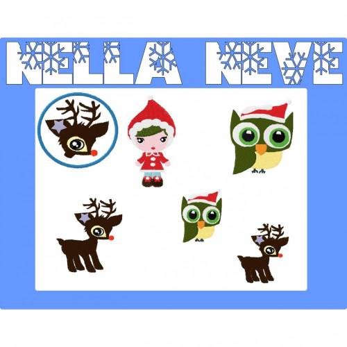 Stickdatei Nella Neve10x10
