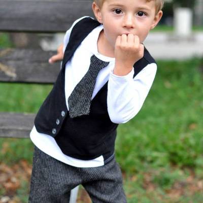 LWDS - ein festliches Shirt mit Gilet 50-128