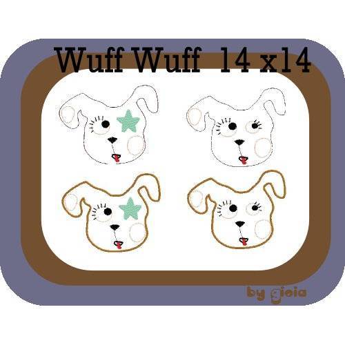 Stickdatei wuffwuff 14x14
