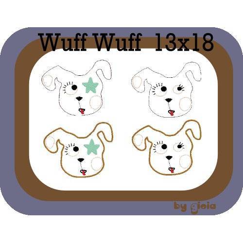 Stickdatei wuffwuff 13x18