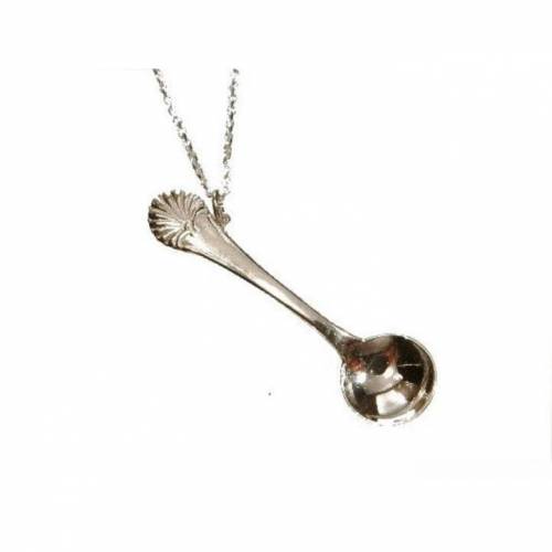 Löffel Anhänger Silber 925 Kaviar Besteck Silberschmuck Silberlöffel