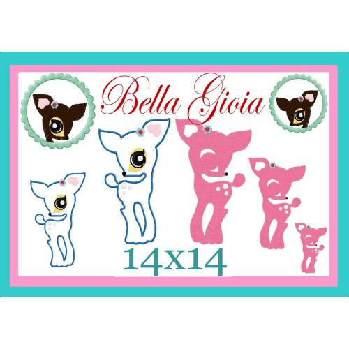 Stickdatei Bella Gioia  14x14