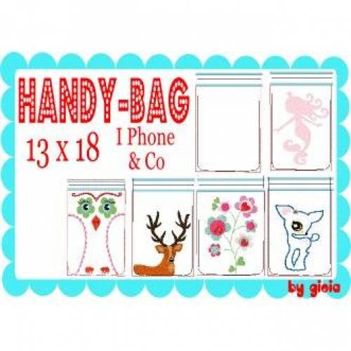 ITH Stickdatei Handy-Bag    13x18