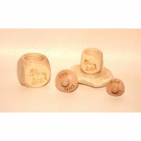 Zahndose Milchzahndose Erste Locke Dose Schmuckdose mit Einhorn Personalisierung Namen Gravur 3x3x3cm