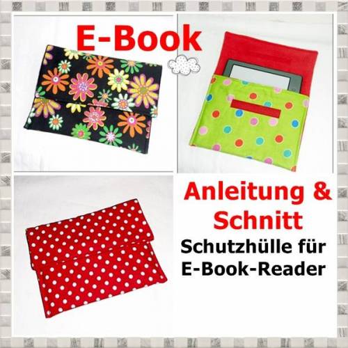 E-Book / Schutzhülle für eBook-Reader, Nähanleitung und Schnitt