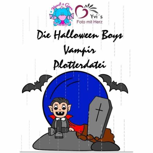 Plotterdatei HalloweenBoys Vampire