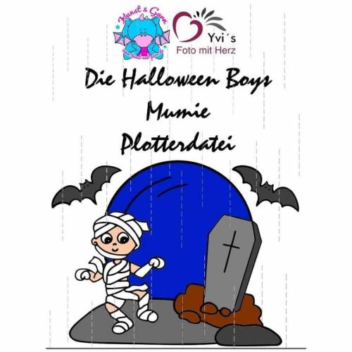 Plotterdatei HalloweenBoys Mumien