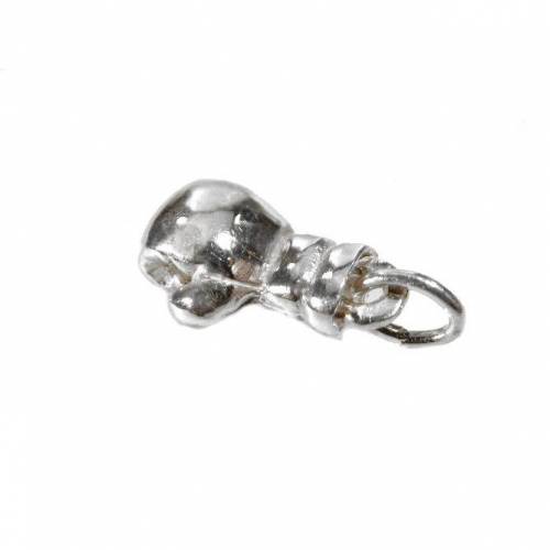 Boxhandschuh Silber Anhänger 925 Boxen Boxsport Herrenschmuck Fitnis Kampfsport