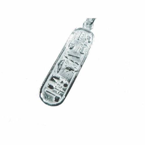 Amulett Anhänger 925 Silber Skarabäus Tallsman Horus Hyroglyphen Königskartusche