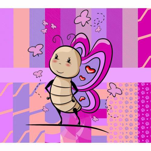 Digistamp Butterfly Luzy
