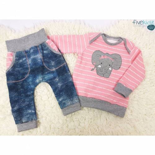 Babyset ab Größe 56, Hose und Pullover, Babykleidung, Oberteil, Hose, Kleidung