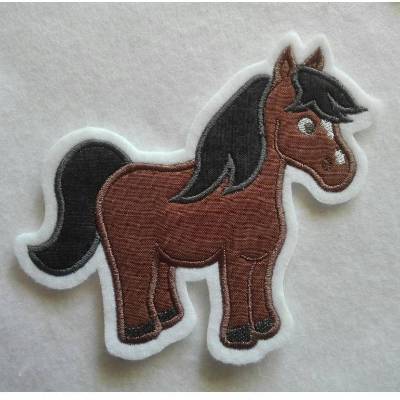 Applikation / Aufnäher süsses Pony