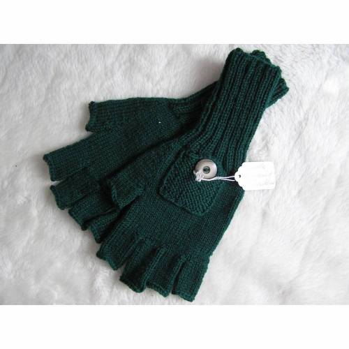 Handschuhe - Gr. L - ohne Fingerkuppe - reine Handarbeit