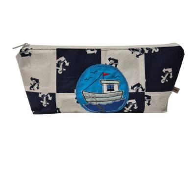 Kulturbeutel, Kulturtasche, Kosmetiktasche maritim