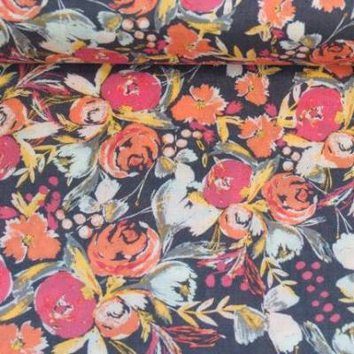 Viskose-Voile „Wild Bloom“ Art Gallery Fabrics