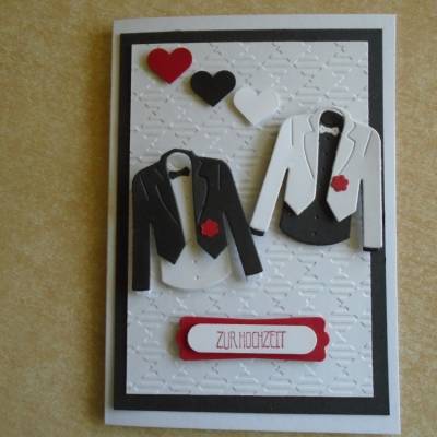 Hochzeitskarte Glückwunschkarte  Hochzeit  Männer Schwule Männerhochzeit