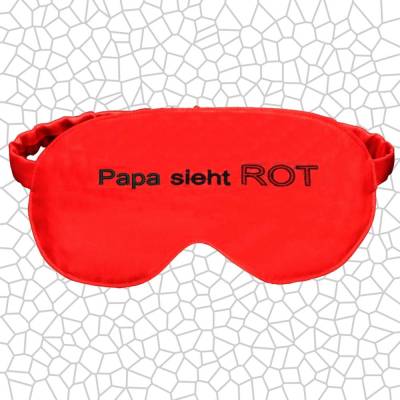 Witzige Schlafbrille für Männer – Lustige Augenmaske als Geschenk & Reiseutensil für Vielflieger