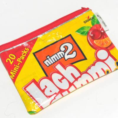 Upcycling Mäppchen Lachgummi 1