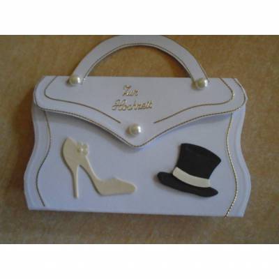 Geldgeschenk zur Hochzeit Karte Taschenkarte Glückwunschkarte Grußkarte Hochzeitzeitskarten Grußkarten