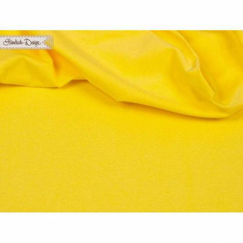 0,5m Jersey Uni zitronengelb