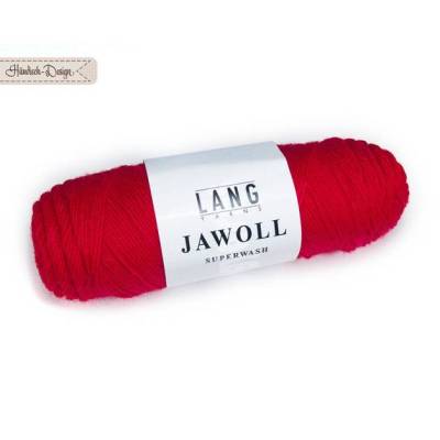 Jawoll Sockenwolle signalrot LANG YARNS