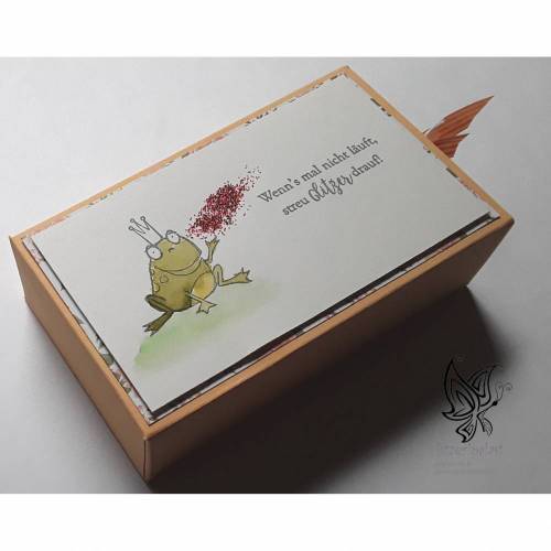 Geschenkverpackung Glitzer