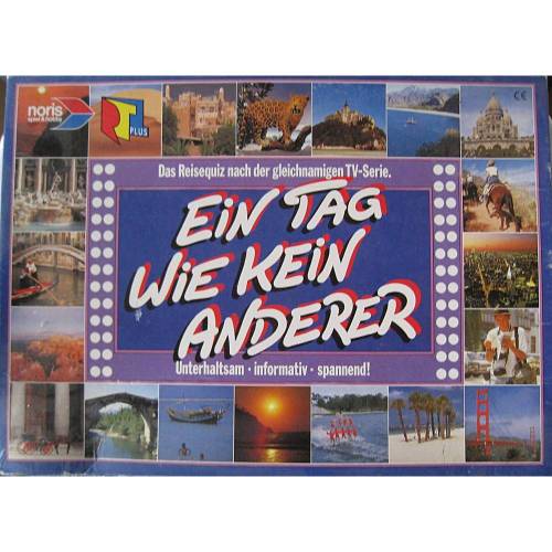 vintage, Brettspiel EIN TAG WIE KEIN ANDERER Das Reisequiz von Noris Spiele,