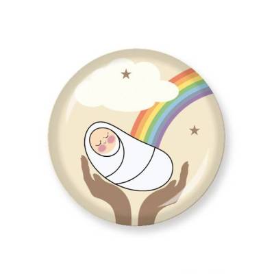 Button „Sternenkind“ 3,7 cm