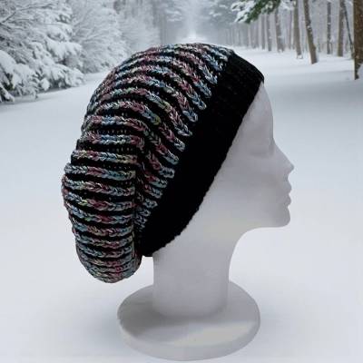 Strickmütze, Beanie Rainbow