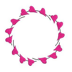 Stickdatei Blumenranken 4er SET 13x13cm Bild 5