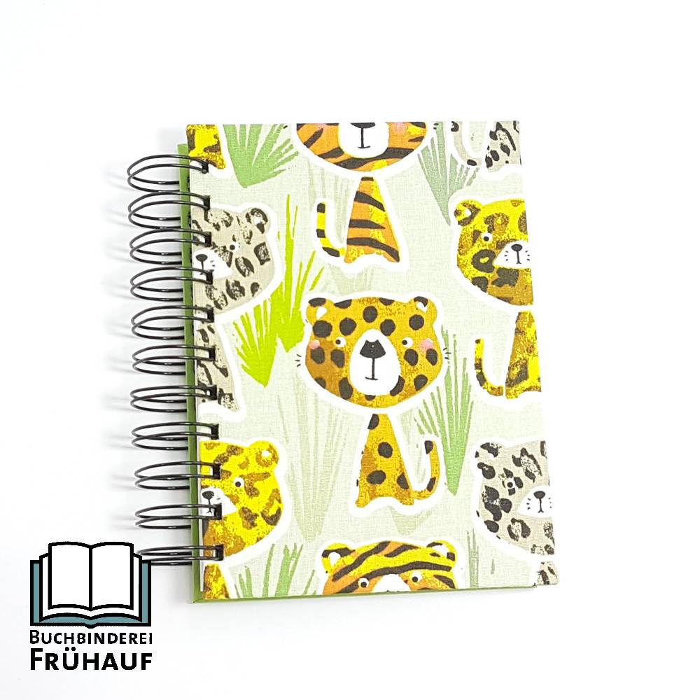 Kindertagebuch Ringbuch Notizbuch Freundebuch Tiger DIN A6 Bild 1