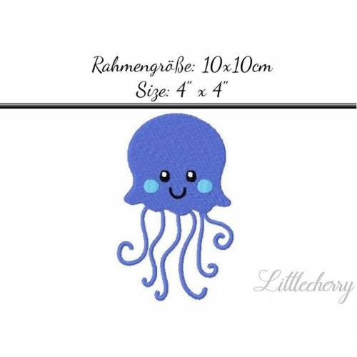 Stickdatei "Jellyfish" 10x10