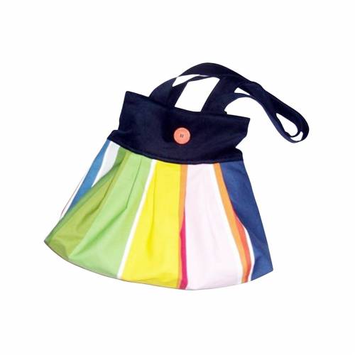 Schultertasche, gestreift, Baumwolle, Tragetasche, Schultertasche, Handtasche, Shopper, Umhängetasche