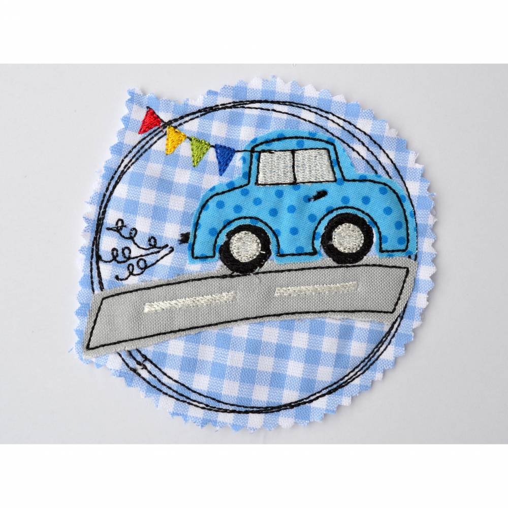 Stickdatei DOODLE Auto 13x13cm Bild 1