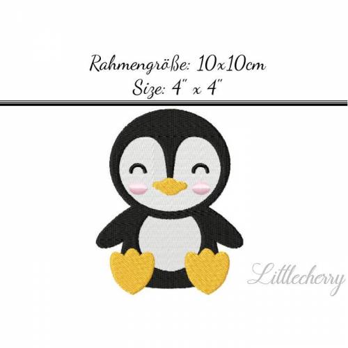 Stickdatei "Baby Pinguin" 10x10