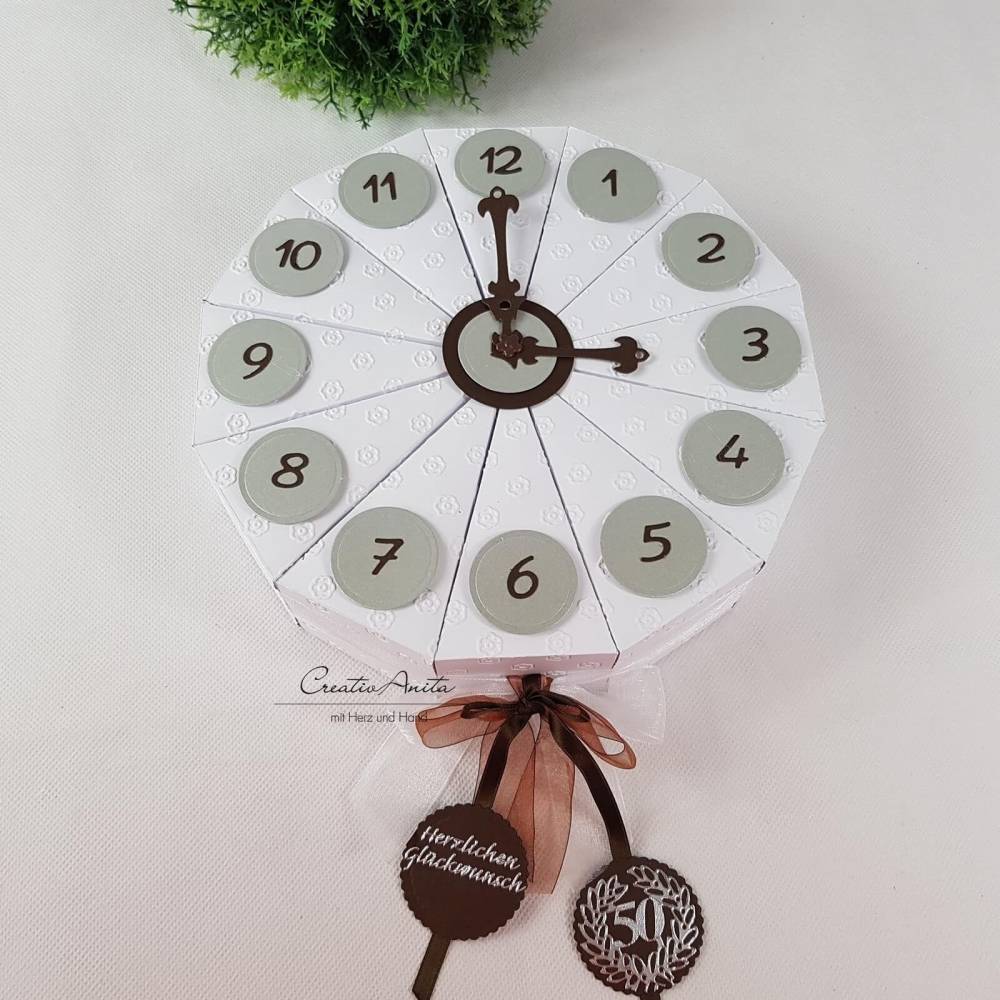 Geburtstagstorte Torte UHR Geldgeschenk Jubiläum